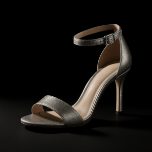 Silver Evening Heel